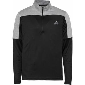 Sportovní mikina adidas Golf šedý melír / černá