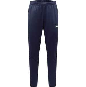 Sportovní kalhoty Hummel marine modrá / bílá