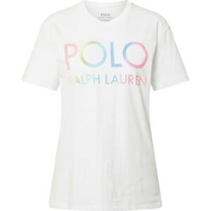 Tričko Polo Ralph Lauren svítivě modrá / jablko / svítivě růžová / pastelově růžová / bílá
