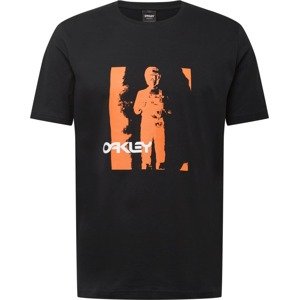 Funkční tričko 'JONNY' Oakley tmavě oranžová / černá / bílá