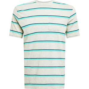 Funkční tričko Oakley béžový melír / námořnická modř / tyrkysová