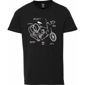 Tričko 'Bikeplosion' Iriedaily černá / bílá