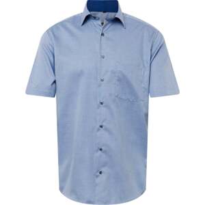 Košile Eterna chladná modrá / bílá