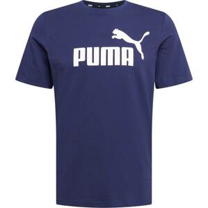 Tričko Puma marine modrá / bílá