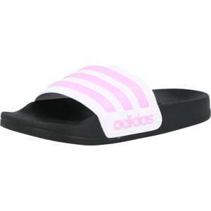 Plážová/koupací obuv 'Adilette Shower' ADIDAS SPORTSWEAR růžová / bílá
