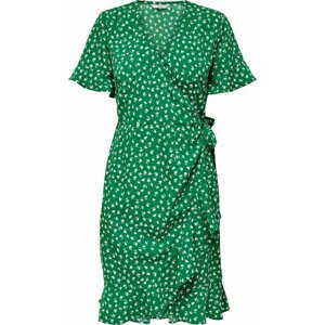 Letní šaty 'Olivia' Only zelená / bílá
