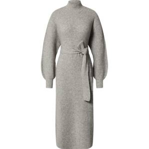 Šaty 'Silvie' EDITED šedý melír