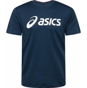 Funkční tričko ASICS tmavě modrá / bílá