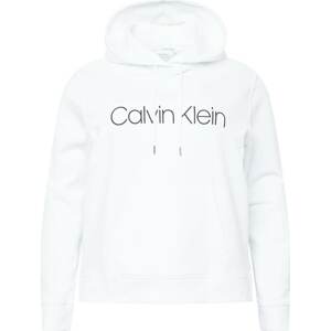 Mikina Calvin Klein Curve černá / bílá