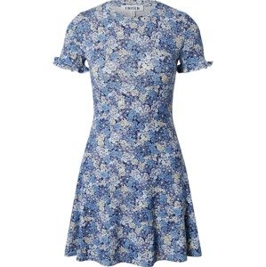 Letní šaty 'Odette' EDITED krémová / modrá / světlemodrá / světle žlutá