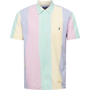 Košile 'CLADY' Polo Ralph Lauren námořnická modř / žlutá / zelená / tmavě růžová / bílá