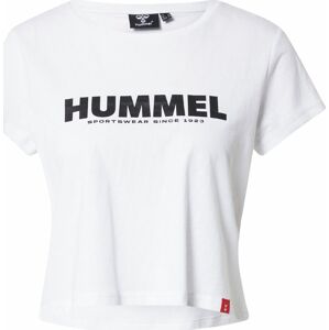 Funkční tričko 'Legacy' Hummel černá / bílá