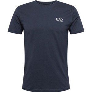 Tričko EA7 Emporio Armani noční modrá / bílá