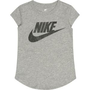 Tričko Nike Sportswear tmavě šedá / černá