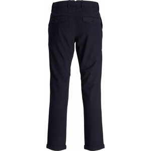 Chino kalhoty 'Ollie' jack & jones námořnická modř