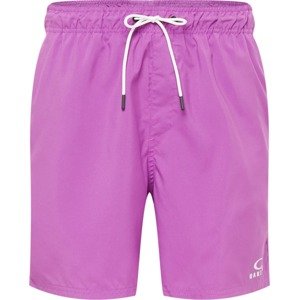 Sportovní kalhoty 'CLEAR LAKE' Oakley fialová / bílá