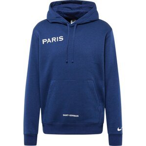 Sportovní mikina 'Paris Saint-Germain' Nike námořnická modř / bílá