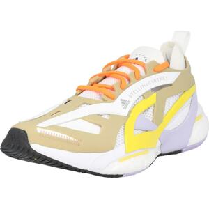 Běžecká obuv 'SOLARGLIDE' adidas by stella mccartney hnědá / žlutá / fialová / bílá