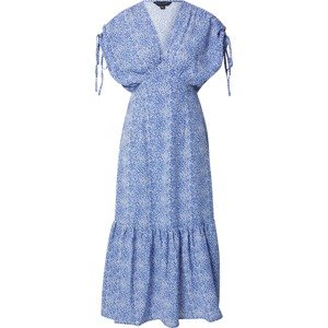 Šaty Dorothy Perkins královská modrá / bílá