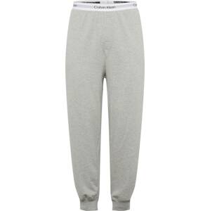 Kalhoty Calvin Klein Underwear šedý melír / černá / bílá