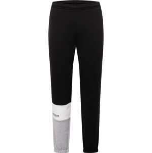 Kalhoty Lacoste šedý melír / zelená / černá / bílá