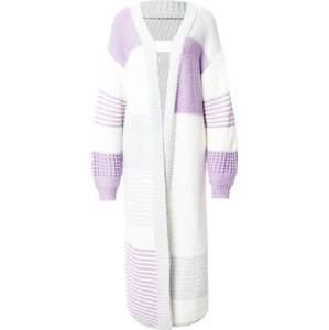 Pletený kabátek 'May' florence by mills exclusive for ABOUT YOU světlemodrá / fialová / bílá