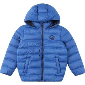 Zimní bunda United Colors of Benetton modrá
