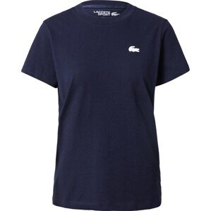Funkční tričko Lacoste Sport indigo / bílá