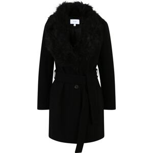 Zimní kabát Vila Petite černá