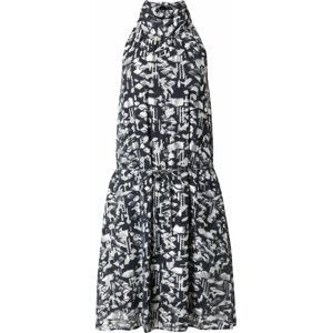 Šaty 'Geranium Fifi' Bruuns Bazaar kouřově šedá / černá / stříbrná