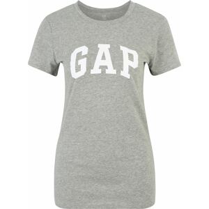 Tričko Gap Tall šedý melír / bílá