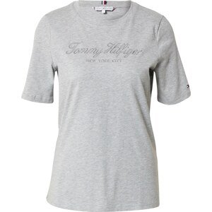 Tričko 'SHINE' Tommy Hilfiger námořnická modř / šedý melír / červená / bílá