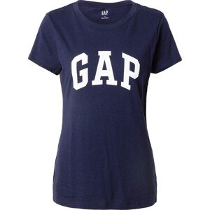 Tričko Gap Petite námořnická modř / bílá