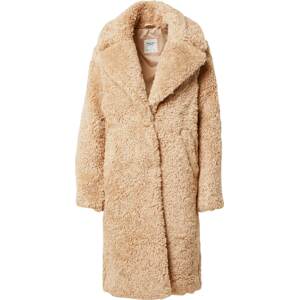 Zimní kabát Abercrombie & Fitch béžová