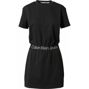 Šaty 'MILANO' Calvin Klein Jeans černá / bílá