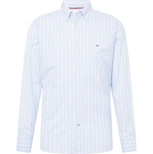 Košile Tommy Hilfiger světlemodrá / bílá