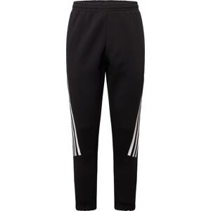 Sportovní kalhoty 'Future' ADIDAS SPORTSWEAR černá / bílá