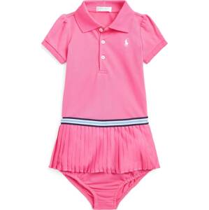 Šaty Polo Ralph Lauren marine modrá / pink / bílá