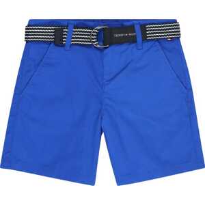 Kalhoty Tommy Hilfiger modrá / námořnická modř / červená