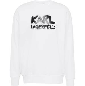 Mikina Karl Lagerfeld černá / bílá
