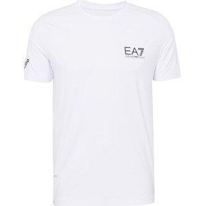 Funkční tričko EA7 Emporio Armani černá / bílá