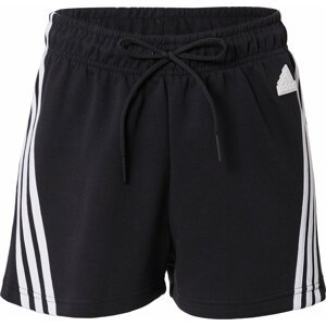 Sportovní kalhoty 'Future Icons 3-Stripes' ADIDAS SPORTSWEAR černá / bílá