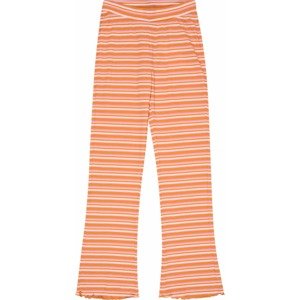 Kalhoty Vero Moda Girl starobéžová / mandarinkoná / světle růžová