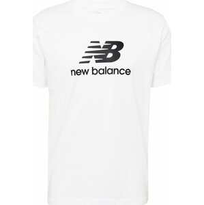 Tričko New Balance černá / bílá