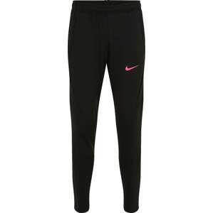 Sportovní kalhoty Nike pink / černá