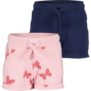 Kalhoty BLUE SEVEN námořnická modř / pink / růžová
