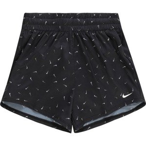 Sportovní kalhoty 'ONE' Nike černá / bílá