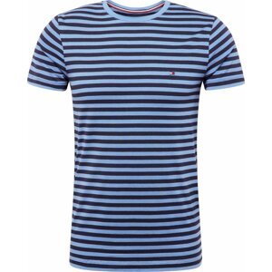 Tričko Tommy Hilfiger námořnická modř / kouřově modrá / červená / bílá