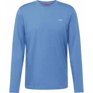 Tričko 'Derol222' HUGO kouřově modrá / bílá