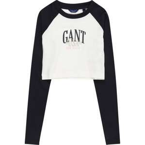 Tričko Gant noční modrá / kámen / světle růžová / bílá